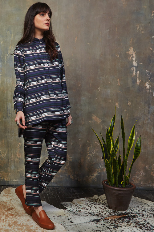 Where Mountains Meet Silk Tunic Where Mountains Meet Silk Tunic