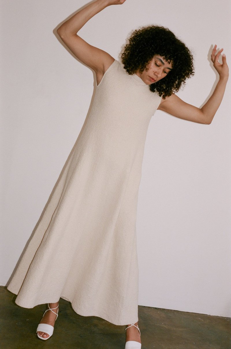 Lauren Manoogian Shell Dress - Raw White