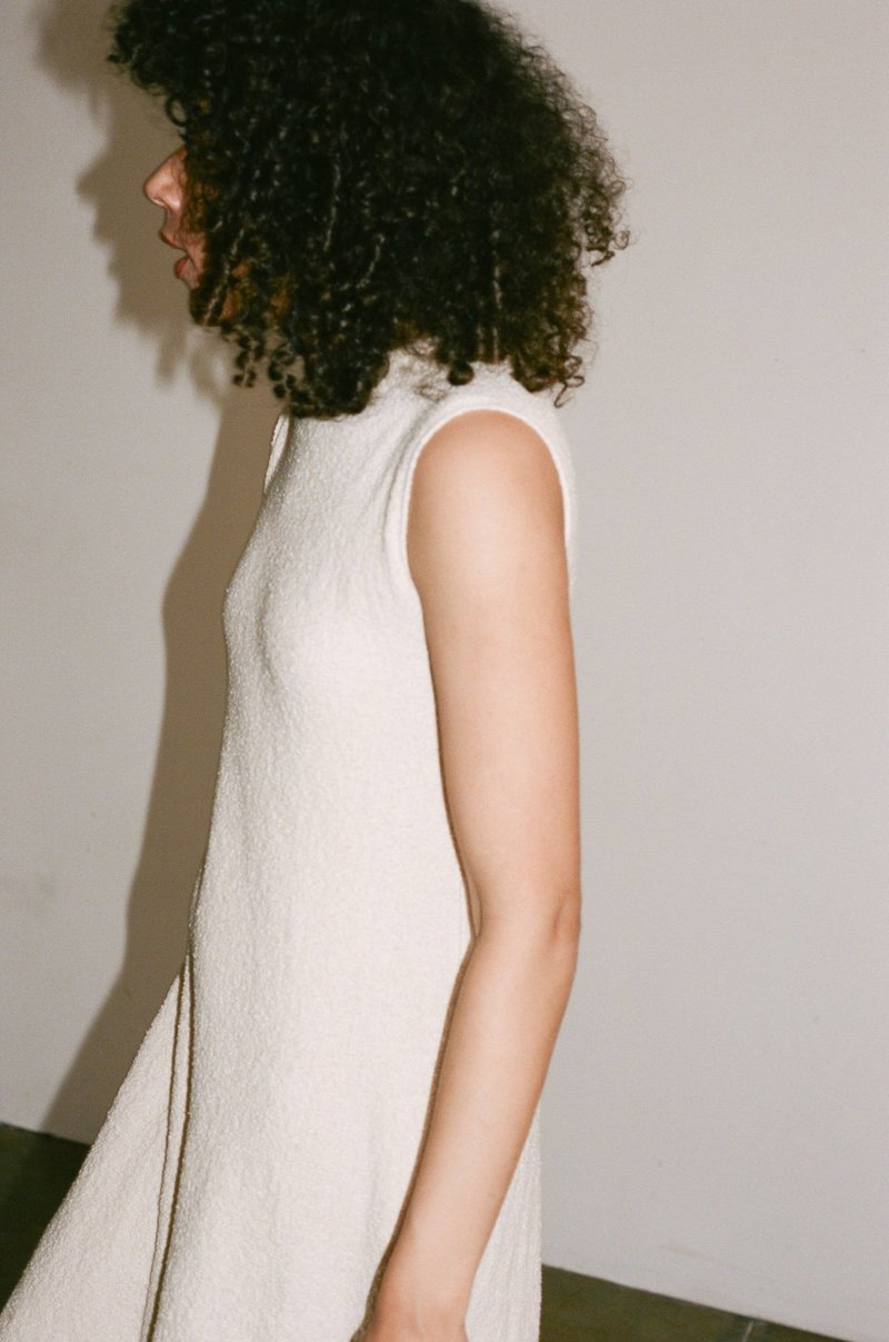 Lauren Manoogian Shell Dress - Raw White