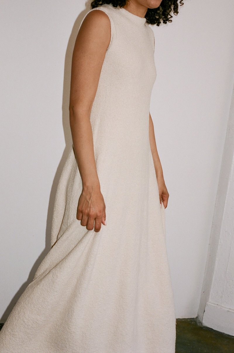 Lauren Manoogian Shell Dress - Raw White
