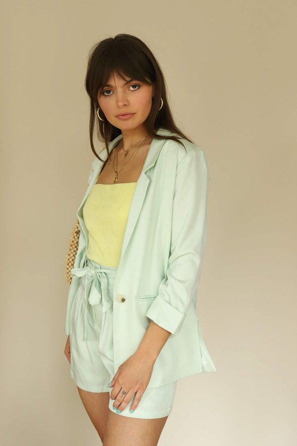 FRNCH Blazer - Pistachio Green FRNCH Blazer - Pistachio Green