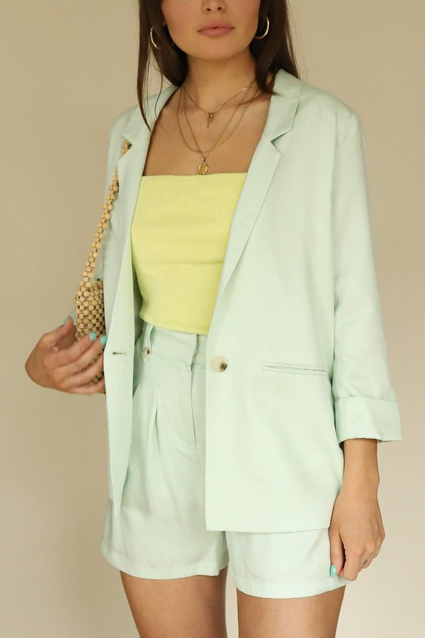 FRNCH Blazer - Pistachio Green FRNCH Blazer - Pistachio Green
