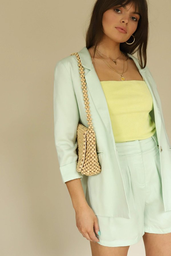 FRNCH Blazer - Pistachio Green FRNCH Blazer - Pistachio Green