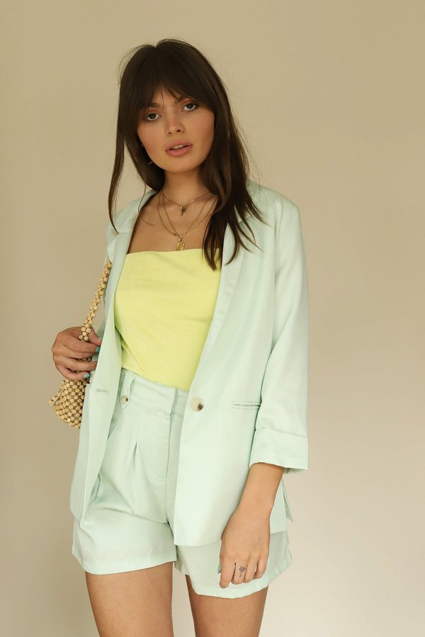 FRNCH Blazer - Pistachio Green FRNCH Blazer - Pistachio Green