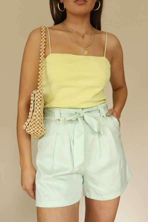 Frnch Shorts - Pistachio Green Frnch Shorts - Pistachio Green