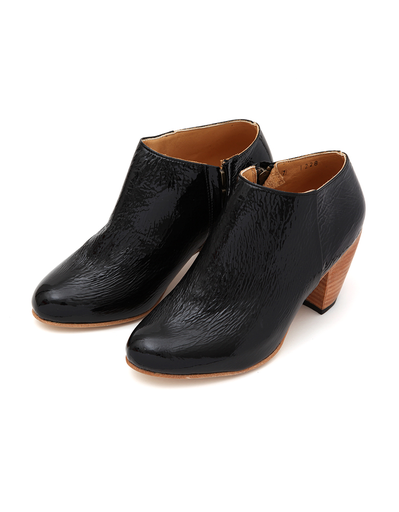 DIEPPA RESTREPO BLACK CRACKLE PATENT CAMILLA BOOTIE DIEPPA RESTREPO BLACK CRACKLE PATENT CAMILLA BOOTIE