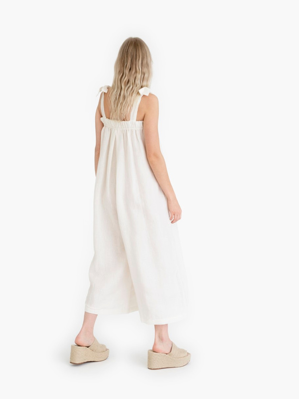 Tribe Alive Organic Linen Jumper - Ivory Tribe Alive Organic Linen Jumper - Ivory