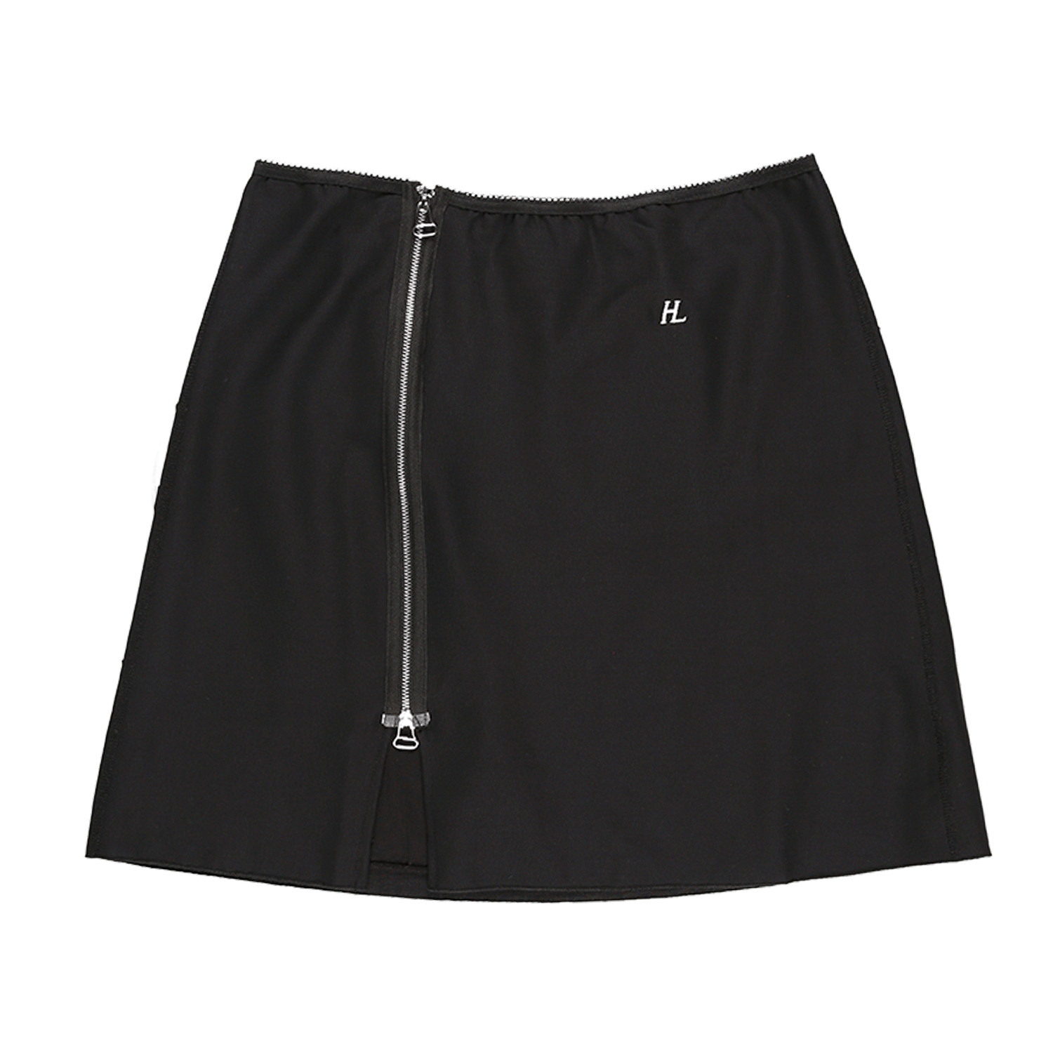 スカート Helmut Lang Flared Black Hosiery Skirt Women-s-Zip-Flared-Skirt-