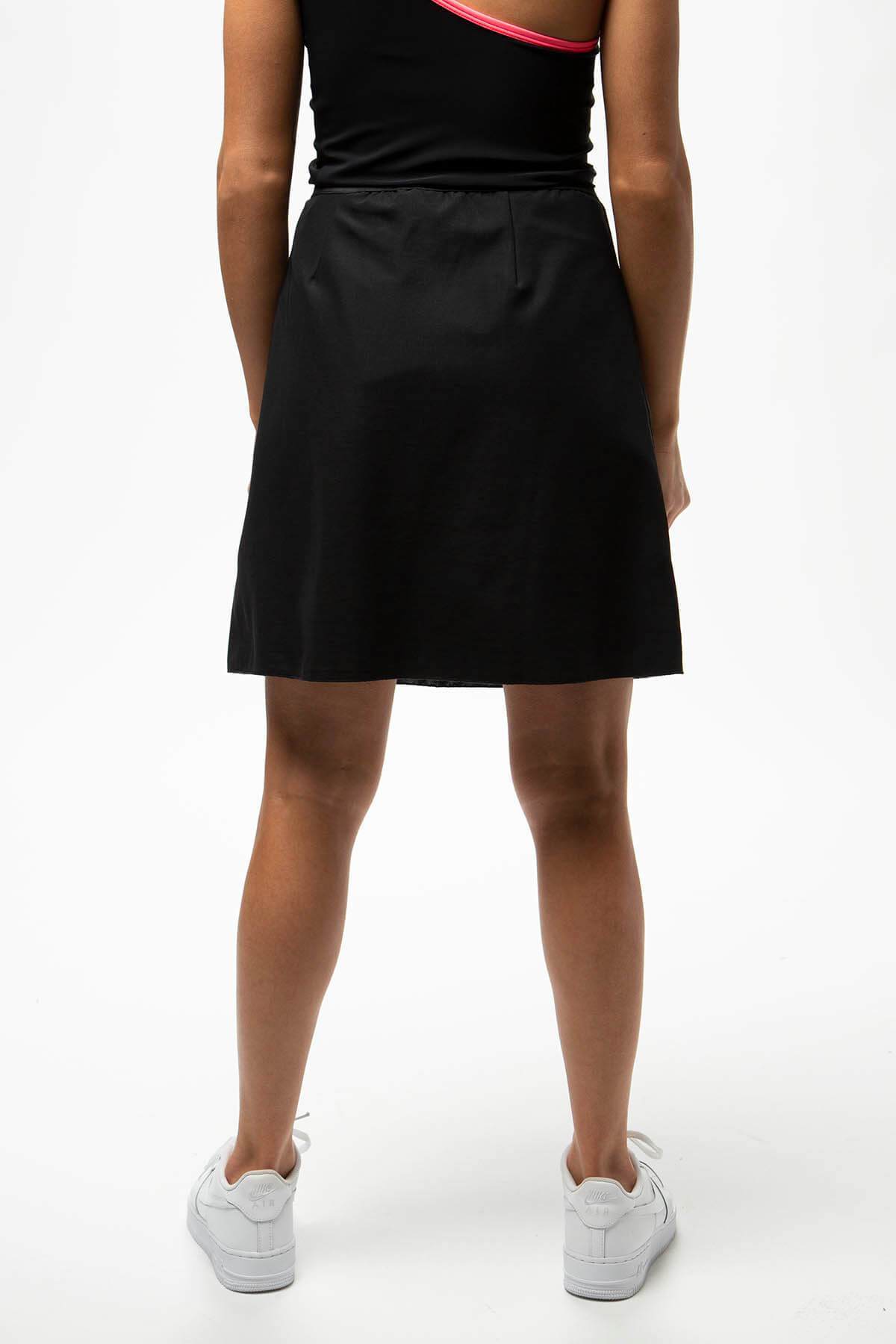 Women-s-Zip-Flared-Skirt-