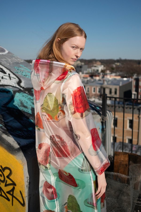 Rachel Antonoff Madison Slicker Jacket - jello platter | Garmentory