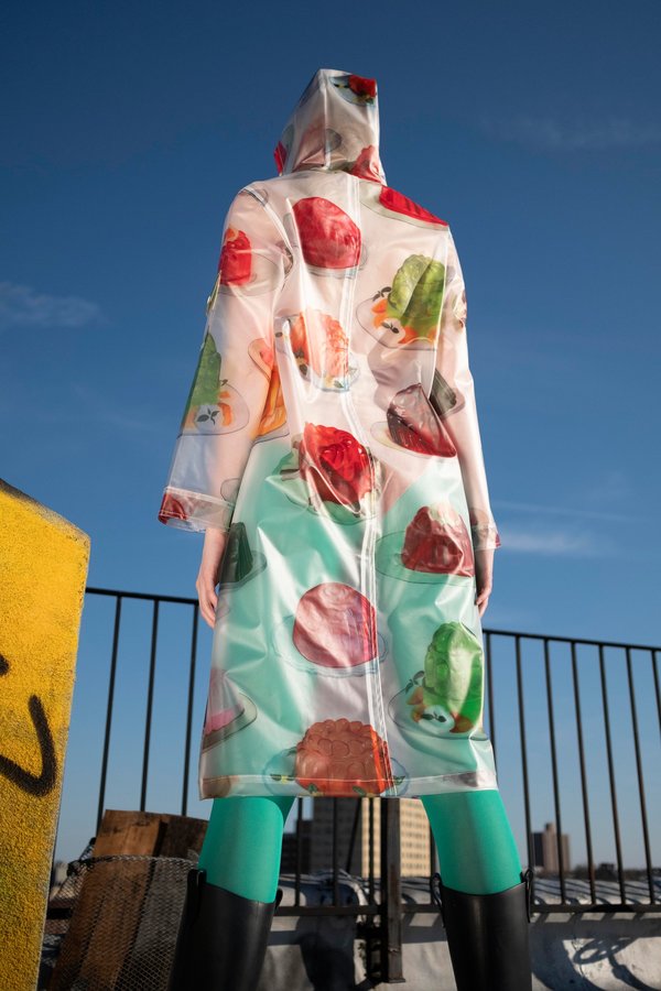 Rachel Antonoff Madison Slicker Jacket - jello platter | Garmentory