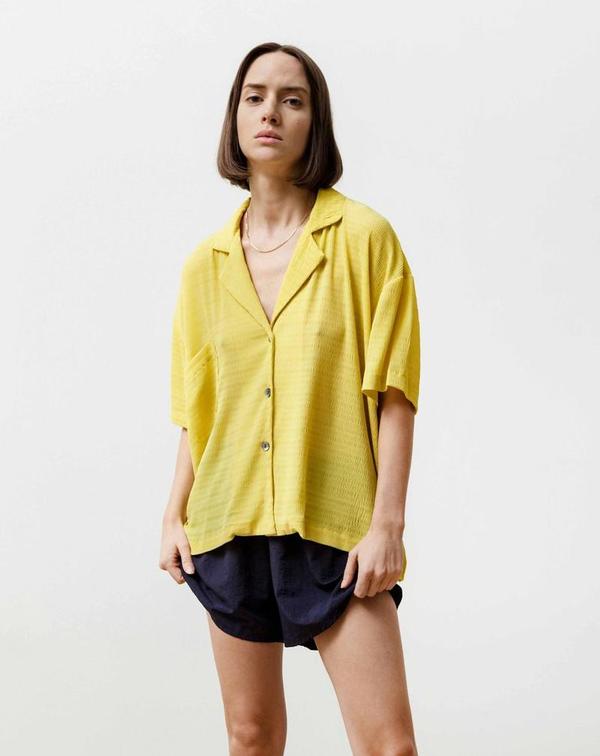 Priory Bowling Pleated Chiffon Shirt Priory Bowling Pleated Chiffon Shirt
