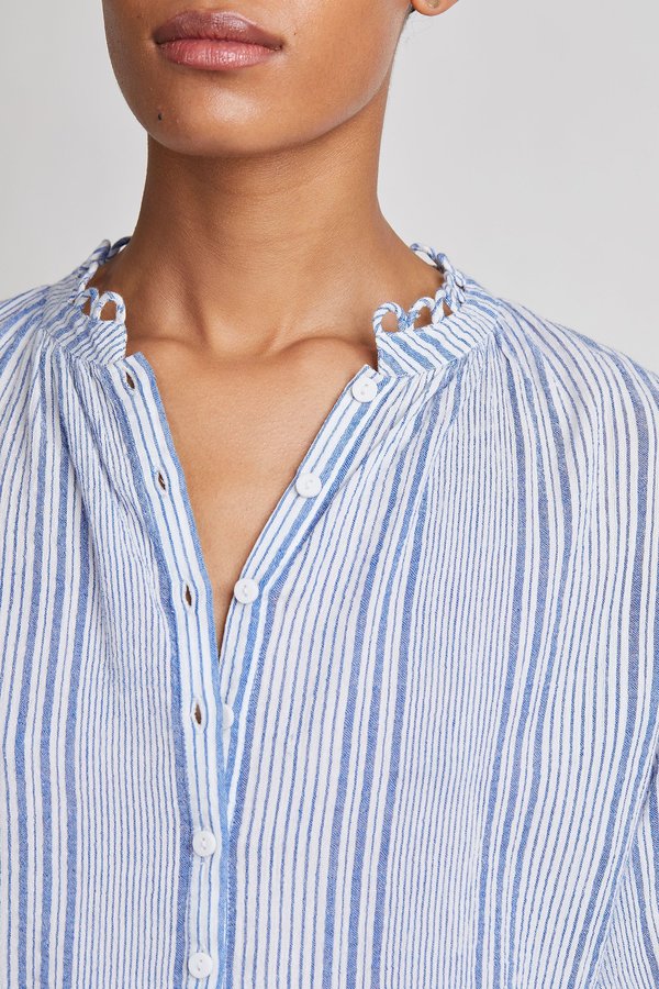 Apiece Apart Alta Top - Blue Stripe Apiece Apart Alta Top - Blue Stripe