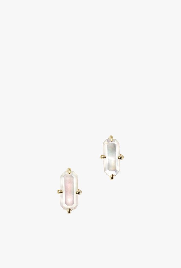 Laurie Fleming Emerald Studs - 14k Yellow Gold Laurie Fleming Emerald Studs - 14k Yellow Gold