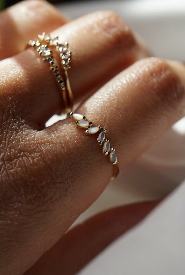 Laurie Fleming Jasmine Ring - 14k Yellow Gold Laurie Fleming Jasmine Ring - 14k Yellow Gold
