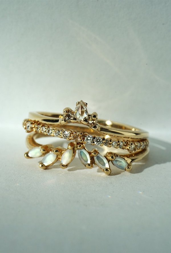Laurie Fleming Jasmine Ring - 14k Yellow Gold Laurie Fleming Jasmine Ring - 14k Yellow Gold