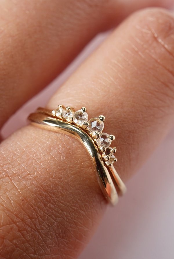 Laurie Fleming Undine Band - 14K Gold Laurie Fleming Undine Band - 14K Gold