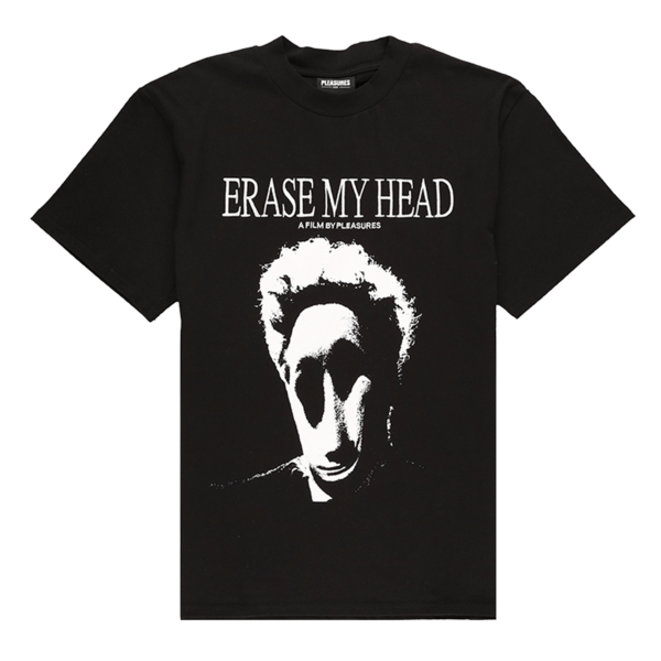 PLEASURES Erase My Head Premium T-Shirt - Black PLEASURES Erase My Head Premium T-Shirt - Black