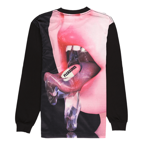 PLEASURES Medicine Premium Long Sleeve T-Shirt - Black PLEASURES Medicine Premium Long Sleeve T-Shirt - Black