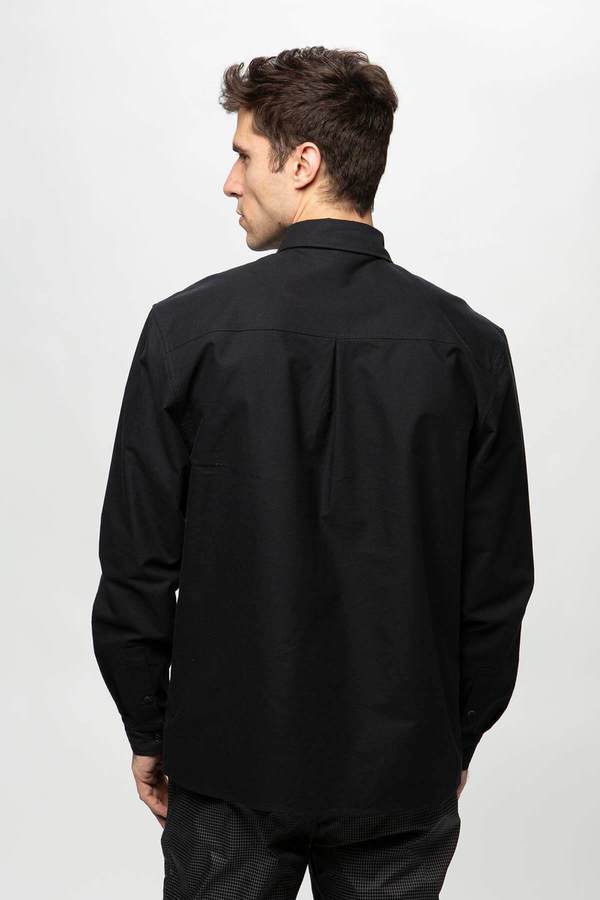 PLEASURES Reality Embroidered Button Down - Black PLEASURES Reality Embroidered Button Down - Black