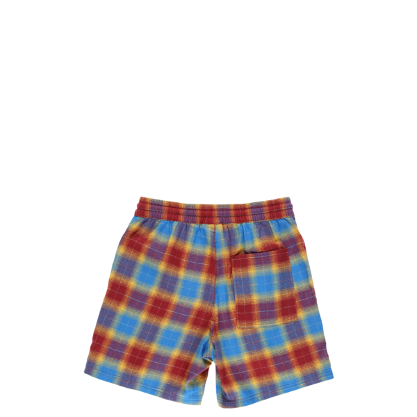 PLEASURES Shadow Plaid Shorts - Maroon PLEASURES Shadow Plaid Shorts - Maroon