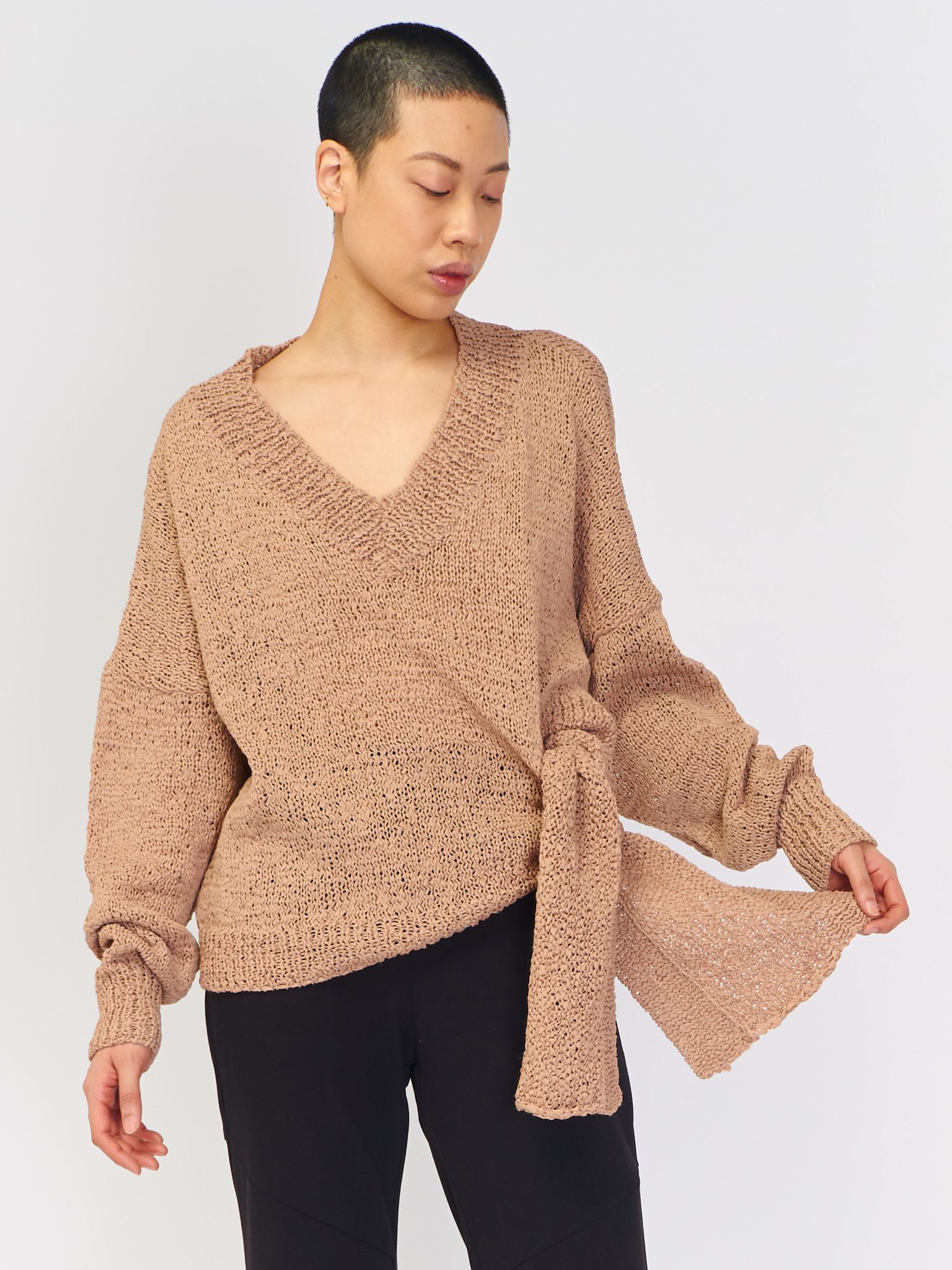Rodebjer Anisah Sweater - Faded Terracotta | Garmentory