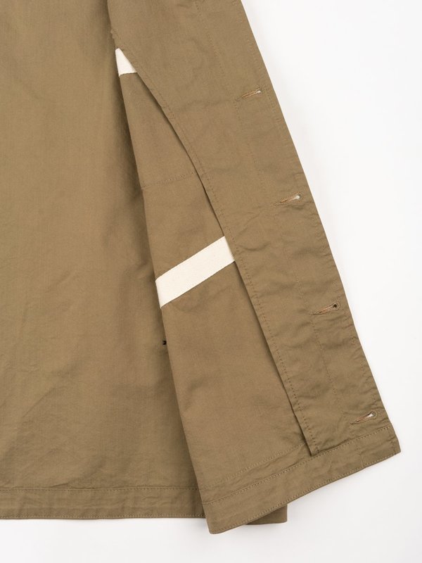 Universal Works Brixton Waistcoat Cotton Nylon Suiting - Khaki Universal Works Brixton Waistcoat Cotton Nylon Suiting - Khaki