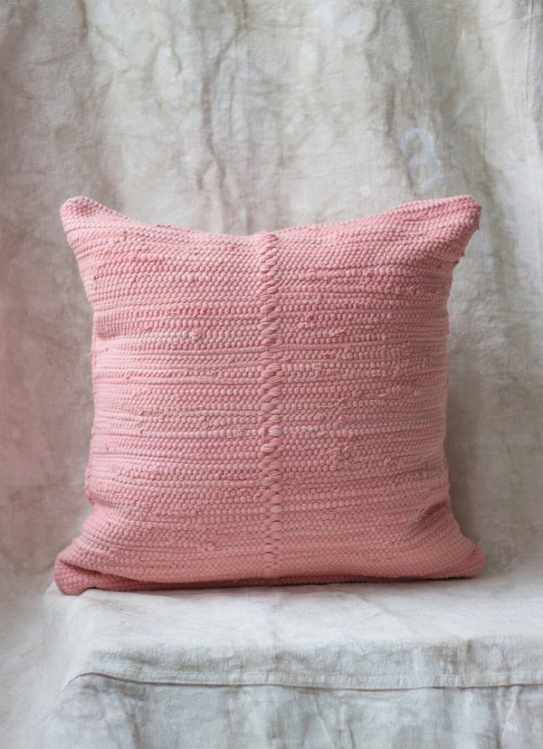 Cuttalossa & Co. Cotton Woven Pillow - Peony Cuttalossa & Co. Cotton Woven Pillow - Peony