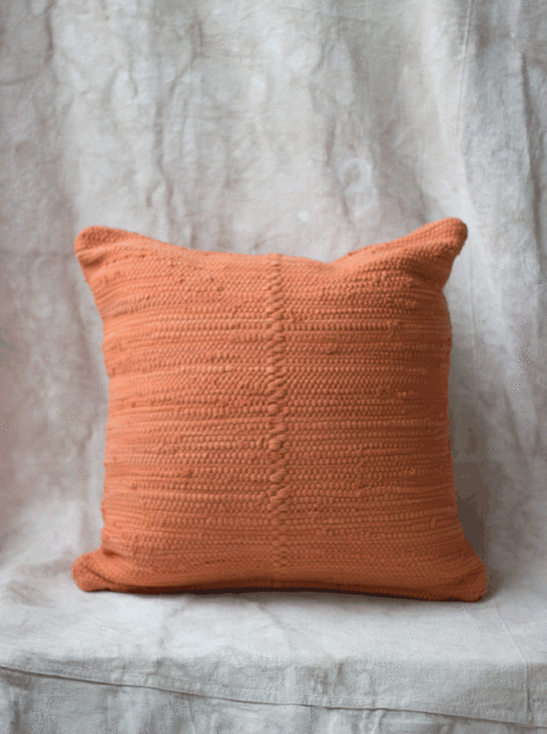 Cuttalossa & Co. Cotton Woven Pillow - Terracotta Cuttalossa & Co. Cotton Woven Pillow - Terracotta
