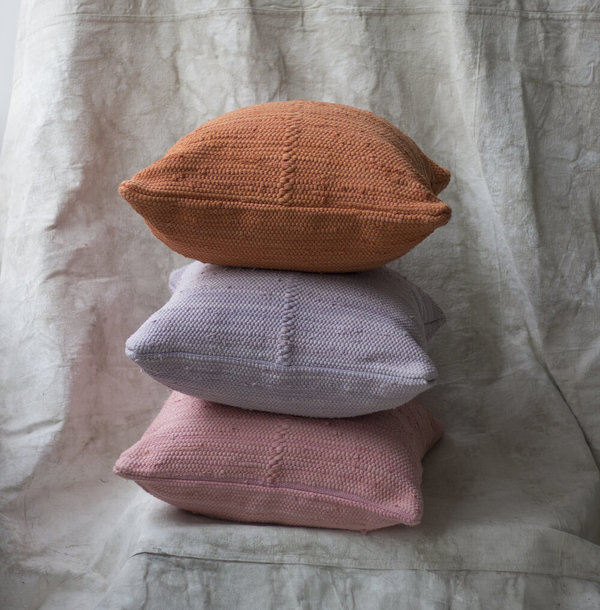 Cuttalossa & Co. Cotton Woven Pillow - Terracotta Cuttalossa & Co. Cotton Woven Pillow - Terracotta