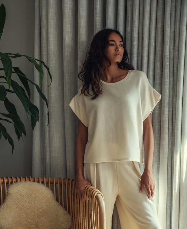 Corinne Collection Gracie Knit Top - Ivory Corinne Collection Gracie Knit Top - Ivory