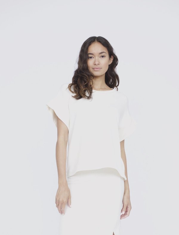 Corinne Collection Gracie Knit Top - Ivory Corinne Collection Gracie Knit Top - Ivory