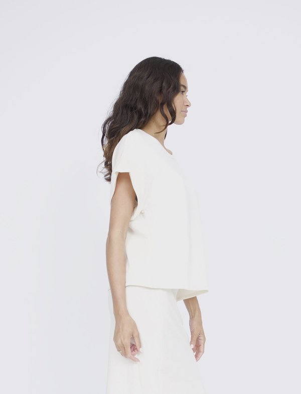 Corinne Collection Gracie Knit Top - Ivory Corinne Collection Gracie Knit Top - Ivory