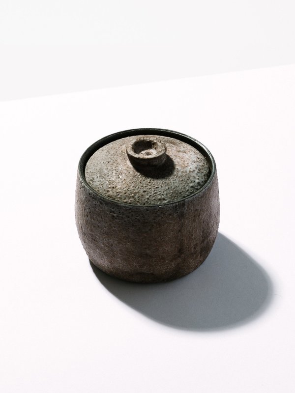 Nancy Kwon Dark Stoneware Container Nancy Kwon Dark Stoneware Container