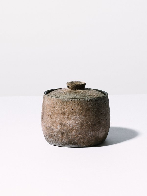 Nancy Kwon Dark Stoneware Container Nancy Kwon Dark Stoneware Container