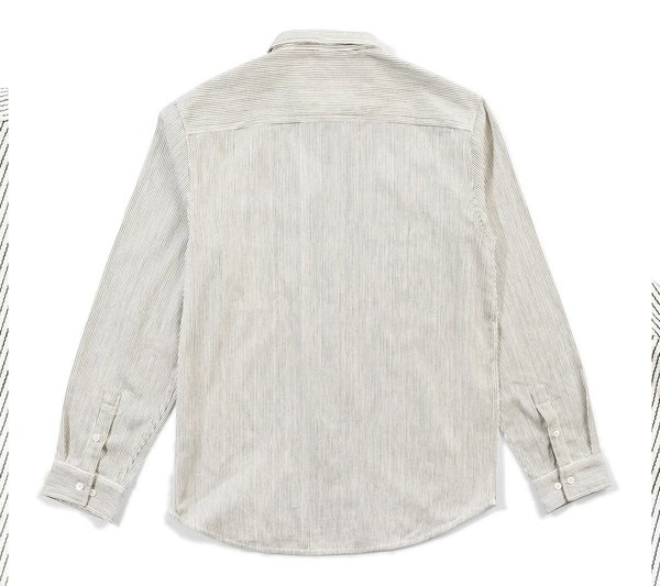 Native North Striped Herringbone Shirt Beige Native North Striped Herringbone Shirt Beige