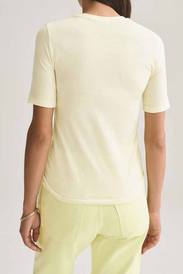 Agolde Elie Mid Length Slim Fitted Tee Agolde Elie Mid Length Slim Fitted Tee