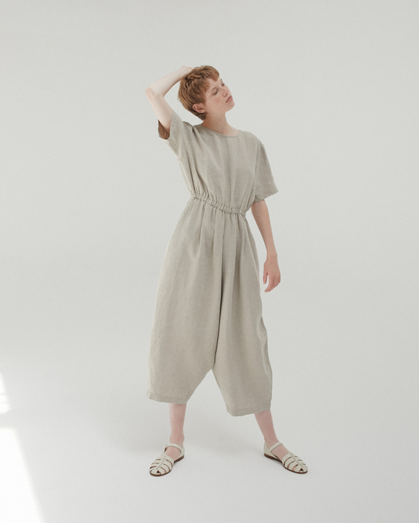 Monica Cordera Oversized Drawstring Jumpsuit Monica Cordera Oversized Drawstring Jumpsuit