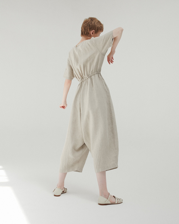 Monica Cordera Oversized Drawstring Jumpsuit Monica Cordera Oversized Drawstring Jumpsuit