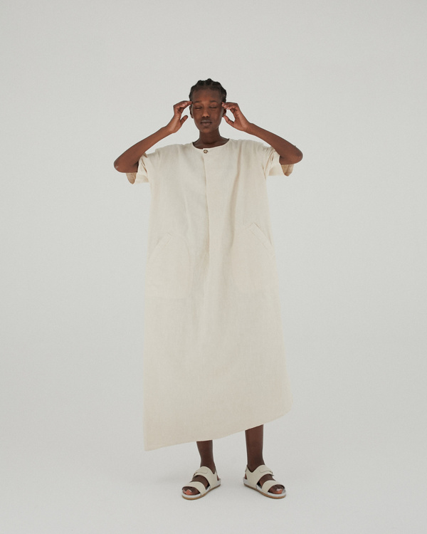 Monica Cordera Oversized Maxi Ramie Dress Monica Cordera Oversized Maxi Ramie Dress