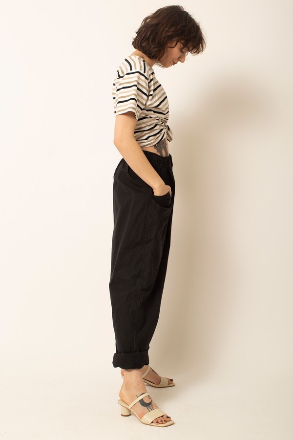 Preservation Vintage Cotton Pants - Black Preservation Vintage Cotton Pants - Black
