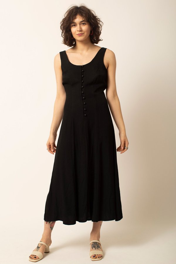Preservation Vintage Black Midi Dress Preservation Vintage Black Midi Dress