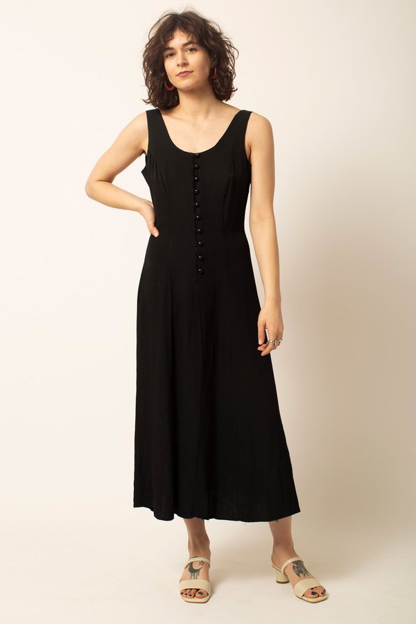 Preservation Vintage Black Midi Dress Preservation Vintage Black Midi Dress