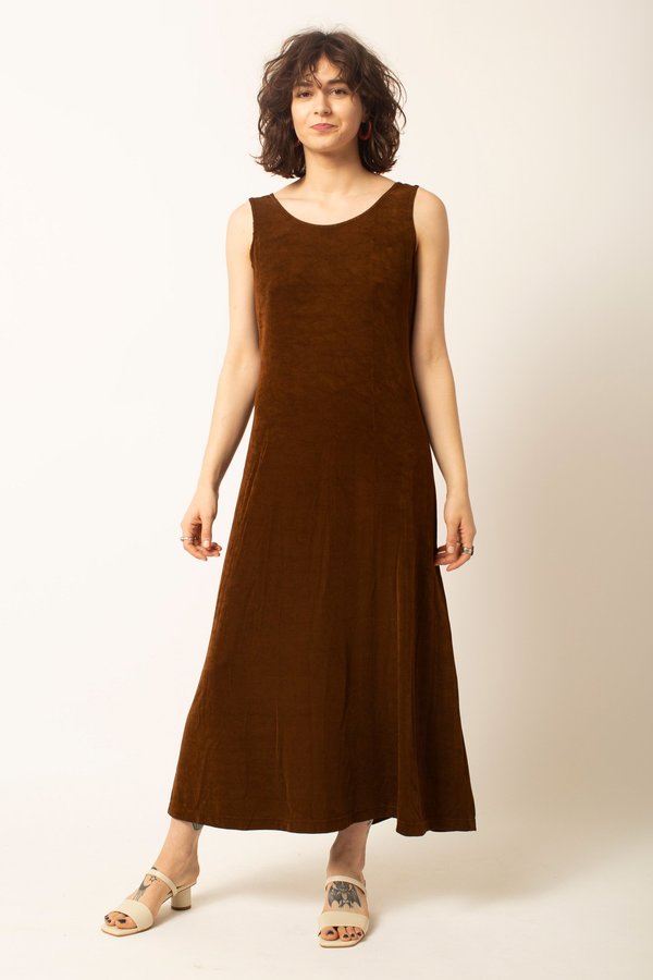 Preservation Vintage Midi Dress - Brown Preservation Vintage Midi Dress - Brown