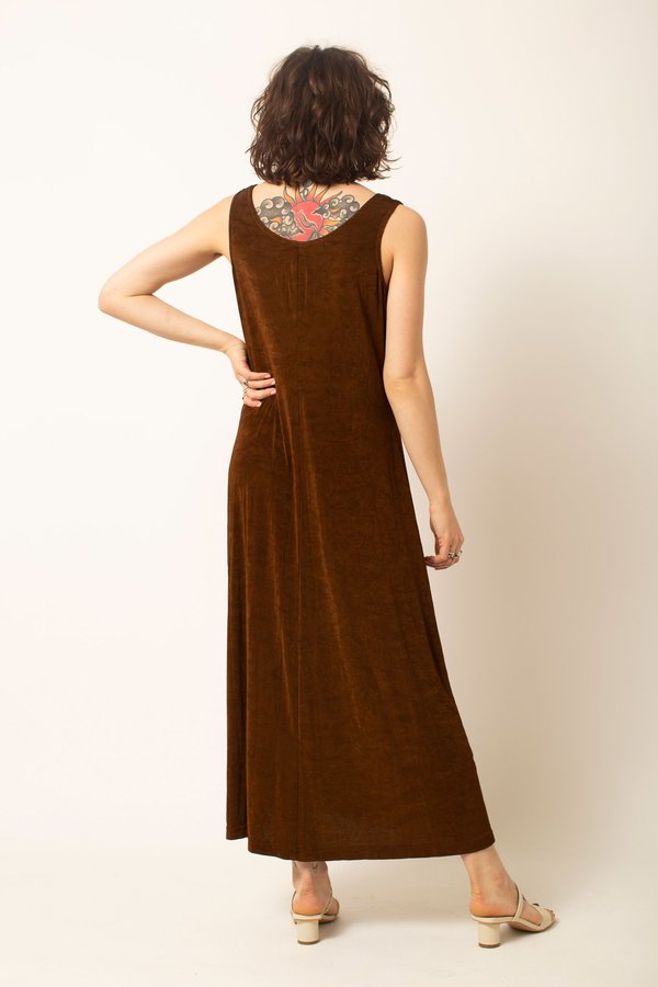 Preservation Vintage Midi Dress - Brown Preservation Vintage Midi Dress - Brown