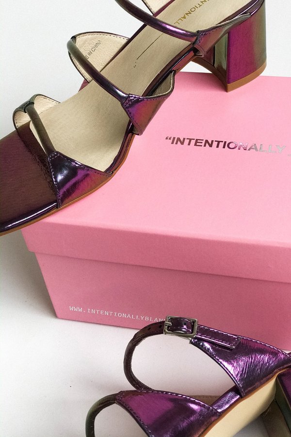 "INTENTIONALLY __________." Grace Sandal "INTENTIONALLY __________." Grace Sandal