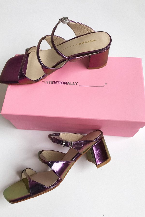 "INTENTIONALLY __________." Grace Sandal "INTENTIONALLY __________." Grace Sandal