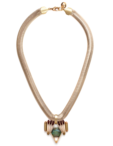 SCHO CALI SINGLE SNAKE CHAIN NECKLACE SCHO CALI SINGLE SNAKE CHAIN NECKLACE