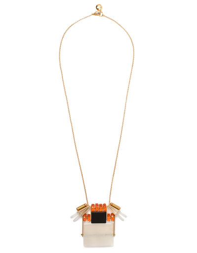 SCHO SAINT PURE SIMPLE SQUARE NECKLACE SCHO SAINT PURE SIMPLE SQUARE NECKLACE