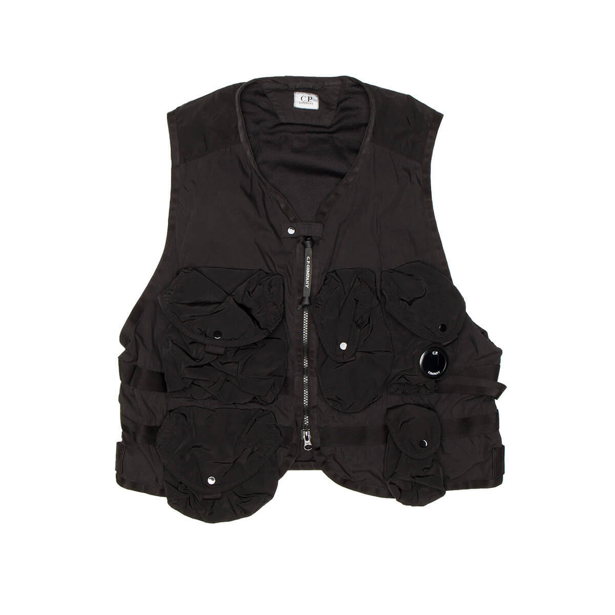 C.P. COMPANY Utility vest - Black | Garmentory